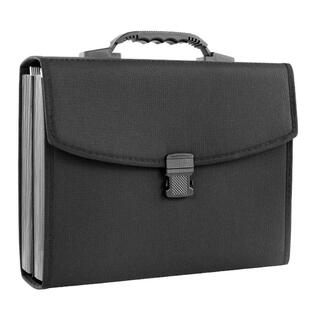 帆布A4风琴包大容量学生用试卷夹26格初高中专用装卷子的收纳神器票据袋孕妇资料包办公用手提多层文件夹防水