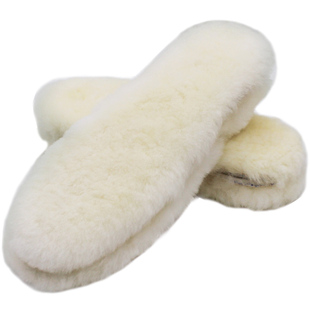 真100%纯羊毛鞋垫皮毛一体加厚保暖男女雪地靴冬季毛绒棉鞋垫加绒