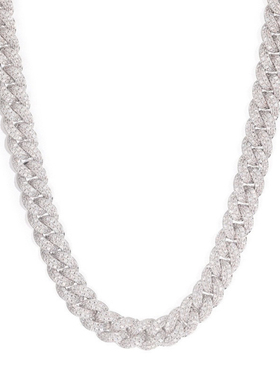 Mr.Bling男女款密镶气泡古巴链