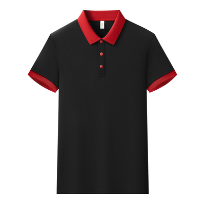 餐饮服务员短袖定制POLO衫工装
