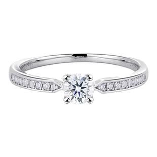 30分四爪仿真女钻戒情侣结婚对戒结婚礼仪式用的道具戒指表演主持