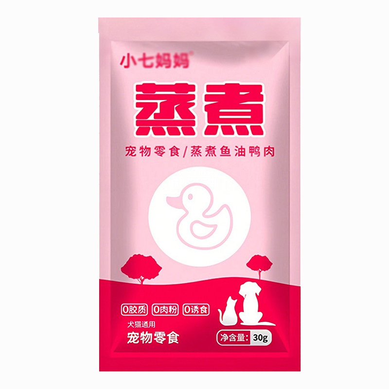 蒸煮鱼油鸭肉猫咪零食湿粮狗饭增肥发腮罐头宠物狗狗鸭胸肉猫罐头