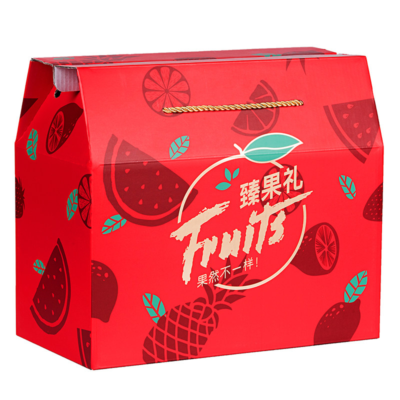 高档水果包装礼盒uv烫金