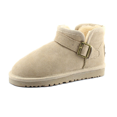 CE真皮保暖雪地靴冬季短筒棉鞋