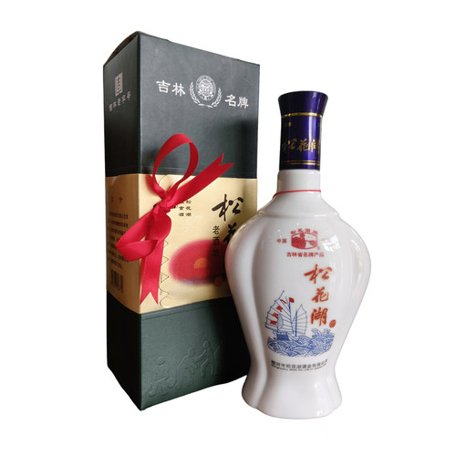 52度 松花湖老酒坊酒 纯粮食酒 高粱酒 瓶装白酒 500ml
