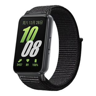 适用三星Galaxy Fit3手环尼龙回环表带运动智能手表fit3新款男生腕带女生表链魔术贴舒适透气夏天