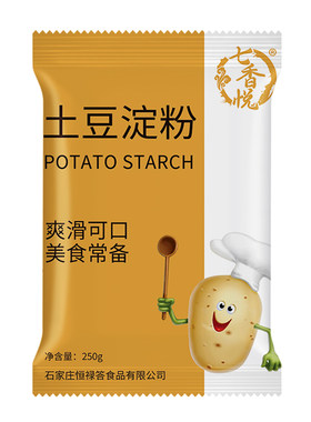 纯土豆淀粉马铃薯淀粉嫩肉勾芡水晶饺子肠粉小酥肉烘焙油炸生粉