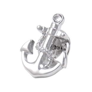 个性简约男士西服装胸针百搭海军风船锚舵未镶嵌配饰高档外套别针