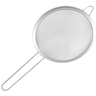 不锈钢家用过滤网筛超细大密漏勺捞勺珍珠豆浆漏网炸网厨房奶茶店