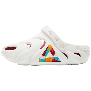 匹克态极厚底洞洞鞋男款秋冬季外穿防滑沙滩鞋踩屎感包头半拖鞋子