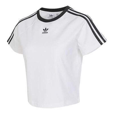 阿迪达斯女子运动休闲短袖T恤