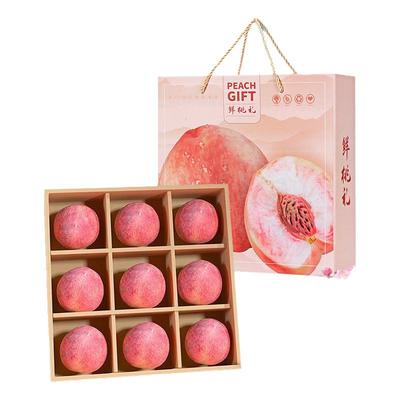 高档桃子包装金盒厂家直发