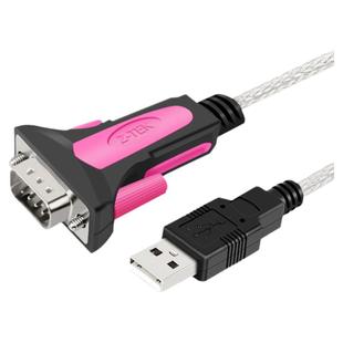 Z-TEK力特USB转232串口线公头DB9针工业级com转换器模块英国进口芯片ZE533A/C适win11免驱 USB转rs232串口线