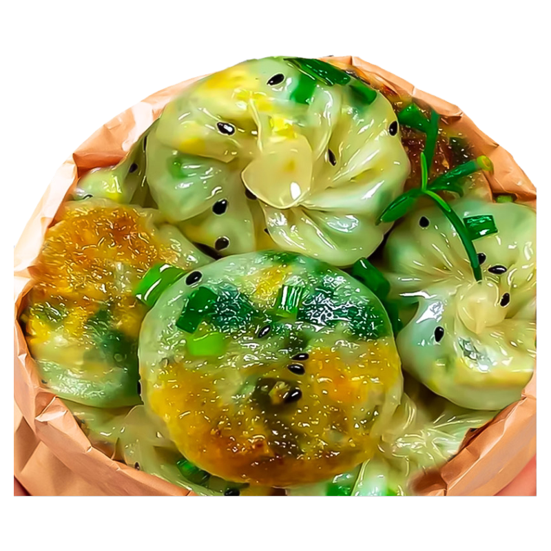 包子荞麦早餐半成品荞麦魔芋蒸饺