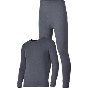 花雨伞秋衣秋裤男士套装纯棉青少年全棉毛衫大码中老年保暖内衣冬