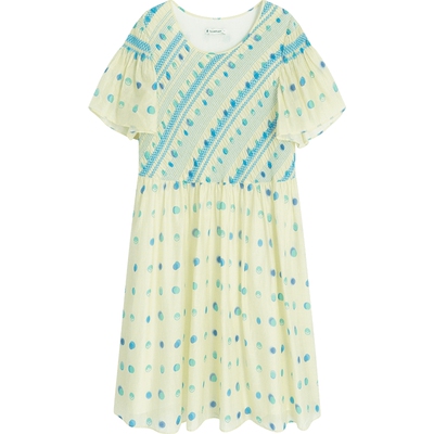 播2023夏商场同款斜向彩色花式波点与宝可梦连衣裙女BDQ2LD1426