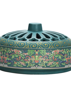 景泰蓝陶瓷香炉蚊香炉香薰炉摆件