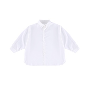 儿童现代舞大码衬衫喇叭裤三分裤可能白色衬衣街舞爵士舞抒情舞蹈