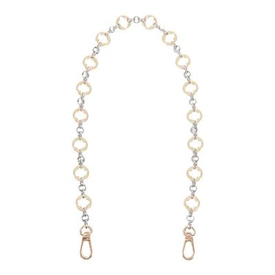 lvcapucines花卉图案拼色链条