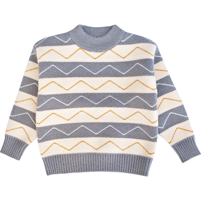 男童针织衫加厚套头打底衫