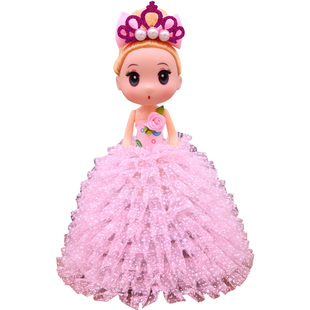 12-29厘米蛋糕烘焙装饰摆件迷糊娃娃素体裸娃公主串珠diy配件公仔