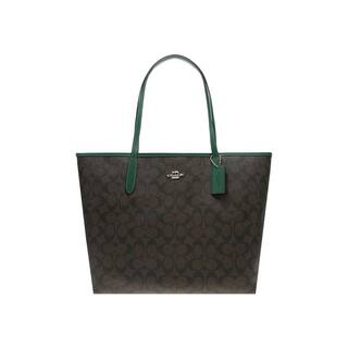 【自营】COACH/蔻驰女士大容量手提包托特包菜篮子大包5696购物袋