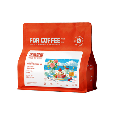 四人冰晶草莓浅烘手冲咖啡豆