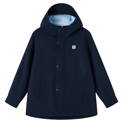 英氏儿童三防外套中长款