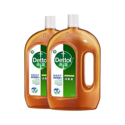 滴露皮肤衣物家居消毒液1.8L*2