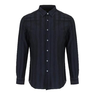 BRAUN BUFFEL/布兰施男士立领轻奢商务休闲男装衬衫通勤开衫