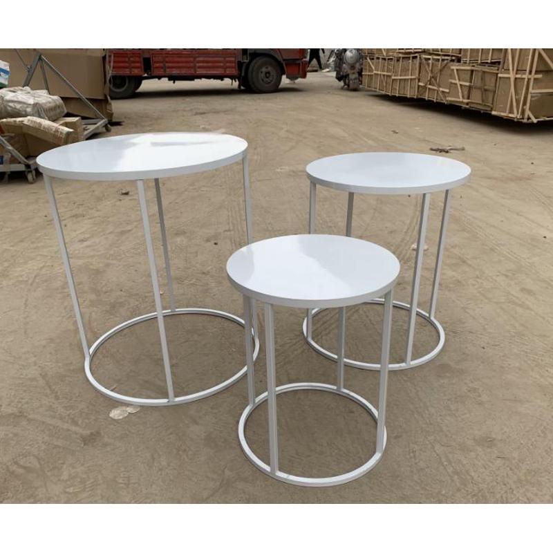 召家班新款婚庆道具简约风甜品台落地摆件甜品桌甜品装饰桌子