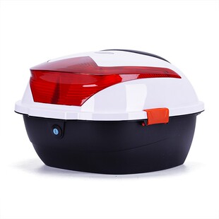 电动车后备箱电瓶车踏板车工具箱后背箱子大号加厚通用摩托车尾箱