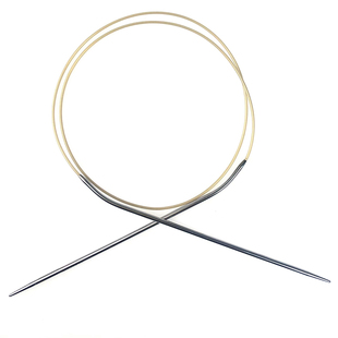 元织60cm不锈钢环形针进口针绳毛线针打毛衣手工编织环形棒针工具