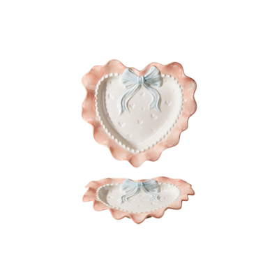 蝴蝶结碗盘家用2025新款高颜值