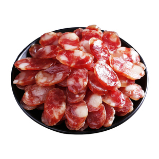 玉兔腊肠金兔香肠腊味广式风味真空袋装火锅酒香甜味商用366g风干