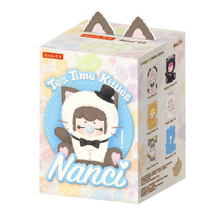 若来盲盒Nanc系列i囡茜喵喵下午茶搪胶毛绒盲盒挂件生日礼物女生