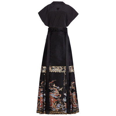 提花面料明制汉服马面裙织金妆花