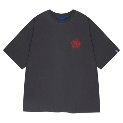 FISHS EDDY  T恤女2025夏季新款休闲字母宽松舒适T恤497621