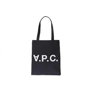 国内现货A.P.C.字母logo帆布单肩水桶包托特包Laure Tote