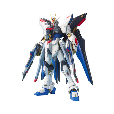 万代MG强袭自由带支架拼装模型