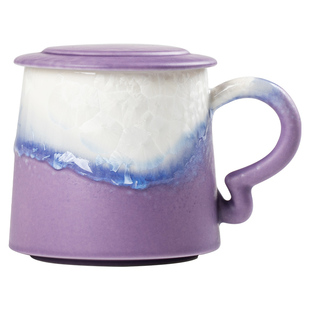 窑变结晶釉陶瓷泡茶杯家用办公室个人专用马克杯女士简约喝水杯子