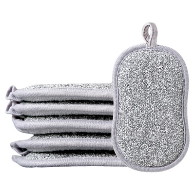 钢丝洗碗布不易沾油厨房专用海绵