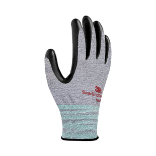 3M手套劳保工作耐磨建筑工地劳动搬运专用丁腈塑胶浸胶橡胶手套