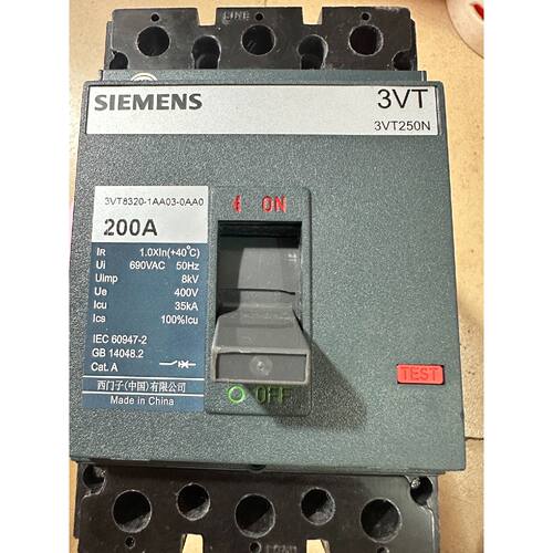 询价下单西门子3VT8320-1AA03-0DA0塑壳断路器，200