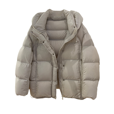 2025新款连帽加厚泡芙羽绒服外套