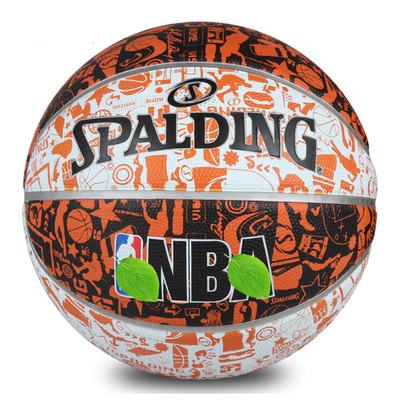 NBA涂鸦街头室外耐磨斯伯丁篮球