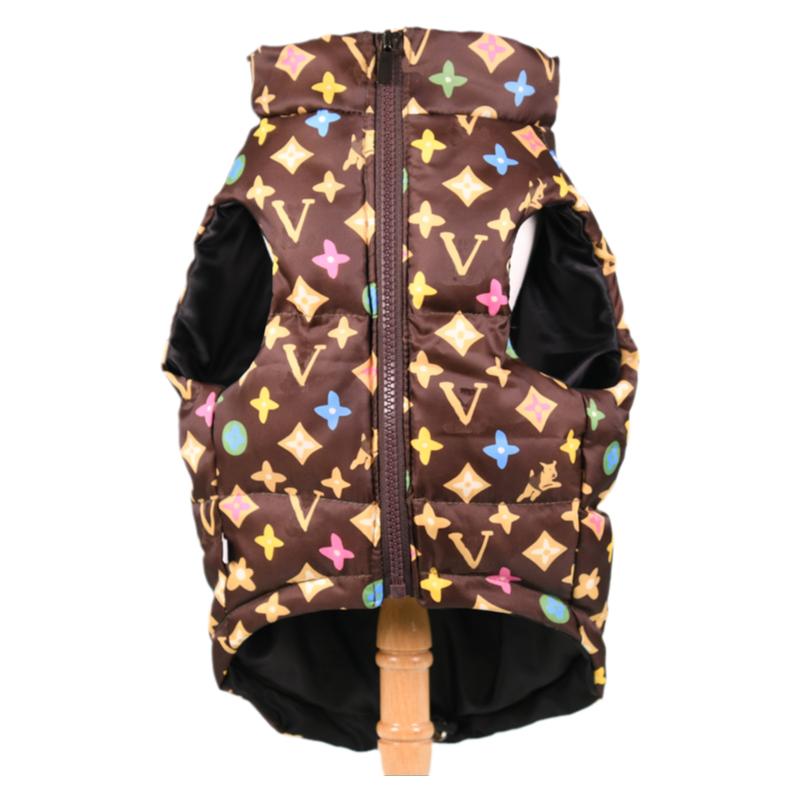 宠物羽绒服马甲小型犬狗狗衣服秋冬款雪纳瑞泰迪比熊柯基博美猫咪