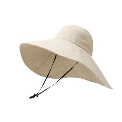 全棉透气全方位遮阳防晒渔夫帽夏