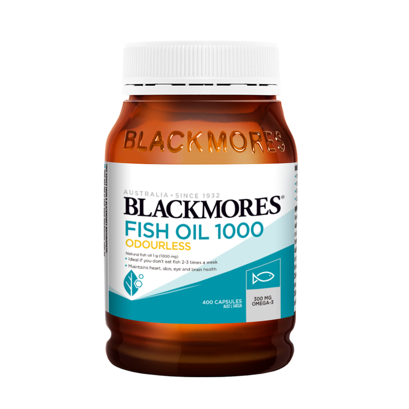 【自营】BLACKMORES澳佳宝深海dha鱼油omega3软胶囊原味欧米伽3