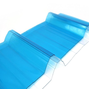 PC透明瓦耐力板波浪采光瓦屋顶塑料彩钢瓦亮瓦玻璃雨棚加厚阳光板